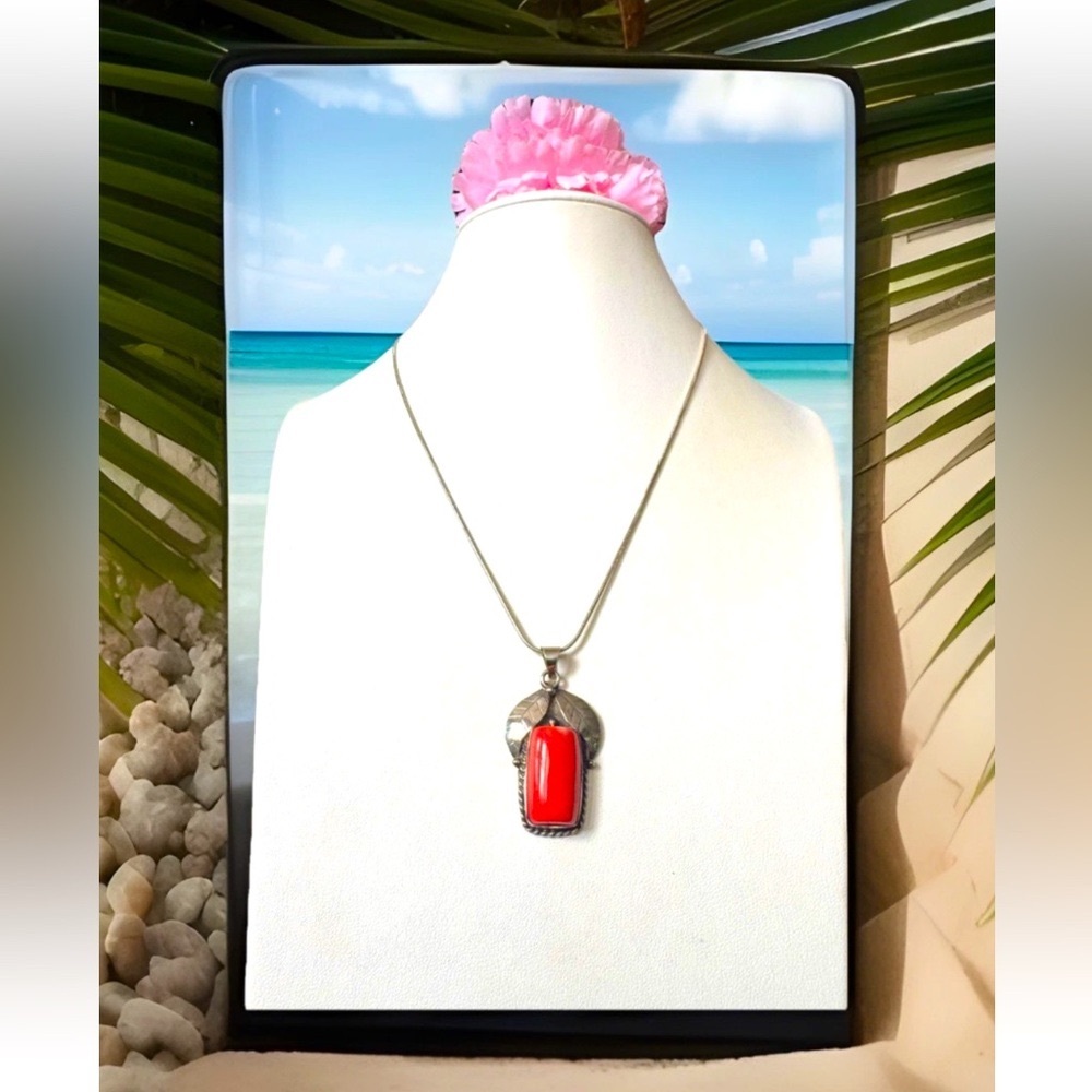 Exquisite Handcrafted Fruit,Leaf Theme With Coral… - image 2